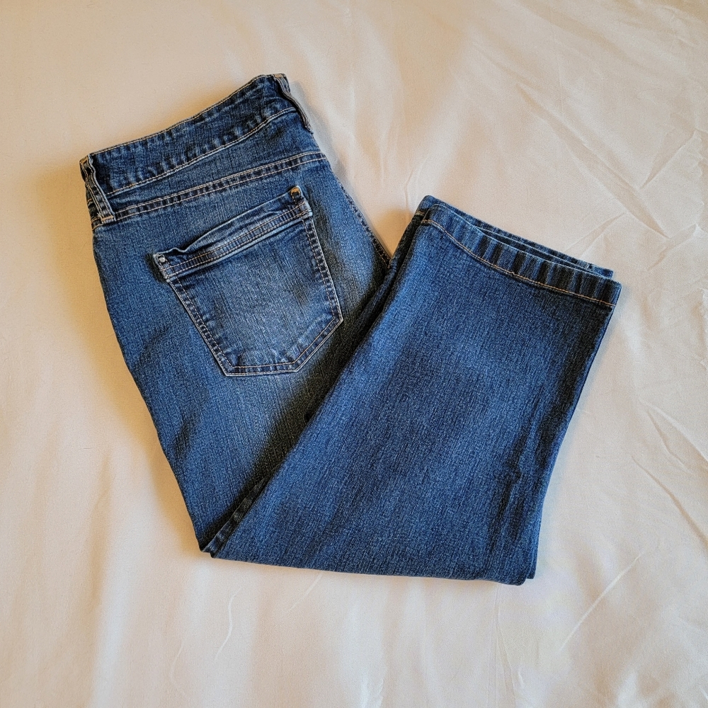 Bandolino Mandie Denim Capri Pant size 12